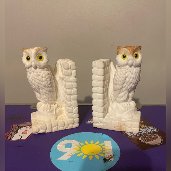 Vintage Owl Sandstone Bookends - Picture 5 of 5